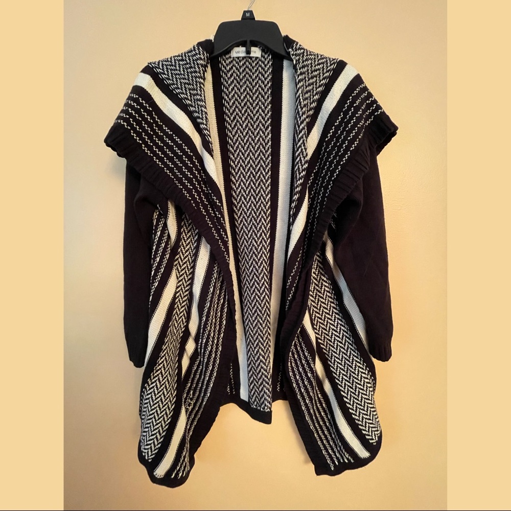 Black and white sweater